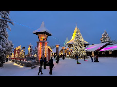 Noel Santa Claus Köyü Rovaniemi Lapland Finlandiya Kuzey Kutup Dairesi Noel Santa Claus Köyü Rovaniemi Lapland Finlandiya Kuzey Kutup Dairesi
