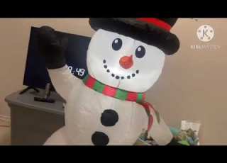 REVIEW New 2025 4ft Gemmy Airblown Inflatable Snowman U Ur I R