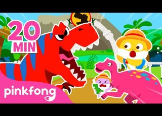  Peekaboo Baby Shark Babysits At A Dinosaur Theme Park More Dinosaur Songs Pinkfong For Kids