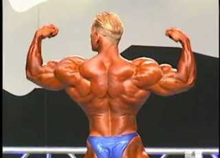 Dennis Wolf Posing Mr Olympia 2007