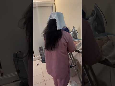 سيدة بيت تتنصدم من عاملة المنزل