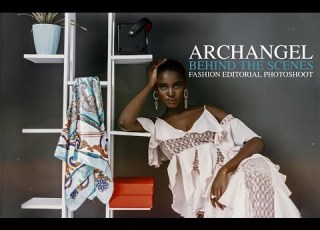  Fashion Editorial Photoshoot Behind The Scenes Archangel One Light Setup