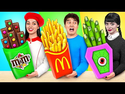 Wednesday مقابل جدتي في تحدي تحضير الطعام حيل وحيل المطبخ Multi DO Challenge Wednesday مقابل جدتي في تحدي تحضير الطعام حيل وحيل المطبخ Multi DO Challenge