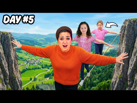 اخر شخص يتوقف عن السير يربح اصغر ايفون جلجل راحت فيها