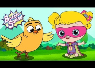  A Flying Start Bottle Squad Superhero Stories Videos For Children Kids Cartoon