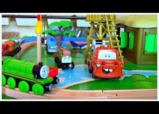  Thomas And Friends Wooden Railway Flying Scotsman Dinosaurs Cars Mater Playing With Trains