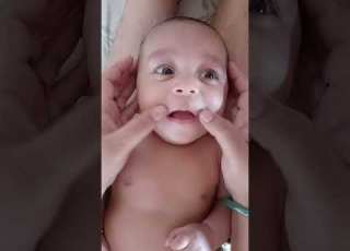 How To Do Upperlip Massage For Infant Baby