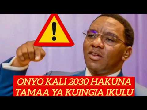 MAKONDA S WARNING SHAKES POLITICS THOSE WHO WANT THE 2030 CAPITAL ARE STOPPED