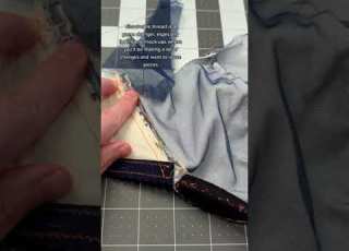 BTS 5 Dissolvable Thread Sewingtiktok Sewistsoftiktok Sewingtip