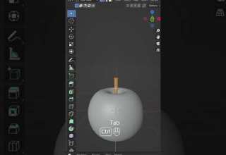 How To Modeling An Apple In Blender Beginner Tutorial 
