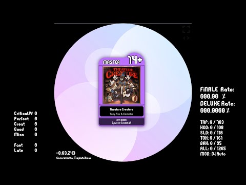 Maimai Fanchart Theatore Creatore Lv 14 From CHUNITHM