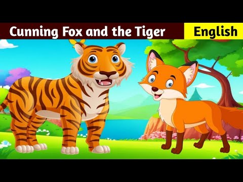 The Cunning Fox And Tiger English Moral Stories CNKidsClub