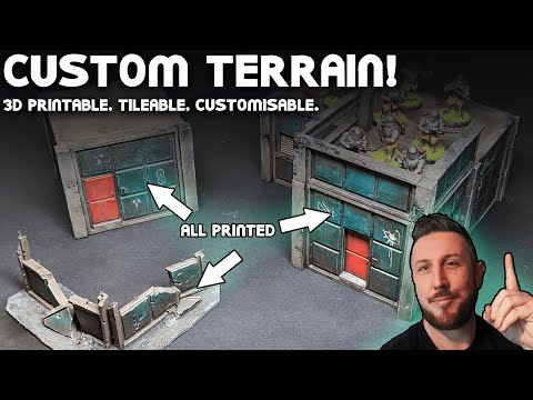 I Invented A 3D Printable Modular Terrain System For Stargrave Necromunda And 40k