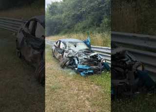 GT3RS X BMW M2 Crash At Nürburgring