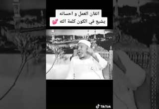 الشيخ الشعراوي إتقان العمل