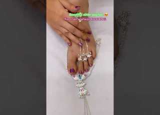 New Beautiful Designer Silver Pagfool With 70 Off Youtubeshorts Shortsviral Love