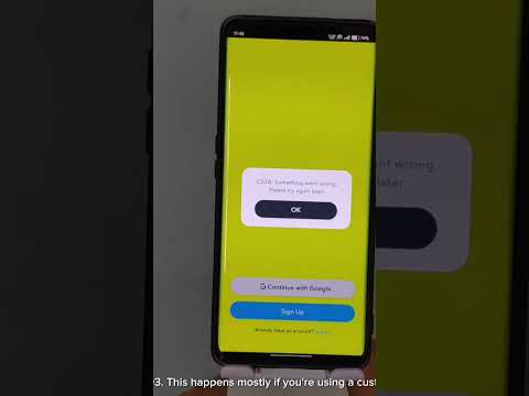Snapchat Login Fix On Custom ROMs Rooted Devices Solve C03A SS06 C14A C16A SS14A Errors Easily