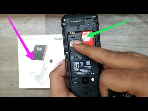 How To Insert Sim Card And SD Card In NOKIA 5310 Xpress Music How Put Battery Nokia5310 XpressMusic