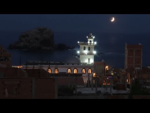 أذان صلاة العشاء من مسجد ابراهيم الخليل الأذان بصوت المؤذن محمد عسال اليوم السبت 11 أكتوبر 2025