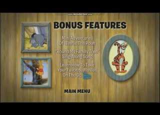 The Tigger Movie Bounce A Rrrific Special Edition 2012 DVD Menu Walkthrough