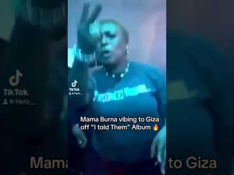 Burna Boy S Mother Vibes To His New Song GIZA Music Shortsfeed Burnaboy Burnaboylive Short