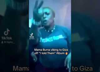 Burna Boy S Mother Vibes To His New Song GIZA Music Shortsfeed Burnaboy Burnaboylive Short