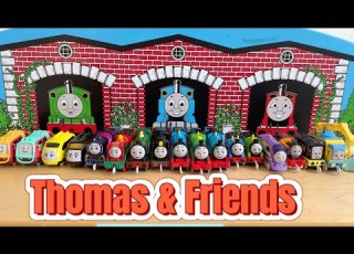  Thomas Friends Train Toys Push Along Metal Engines Collection 托马斯手推合金小火车玩具 4k纯享版