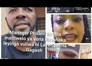 Manager Philani Va Vula Matitwelo Ya Vona Endzhaku Ko Hlaseliwa Hi Lavender Manager Answer Gagash