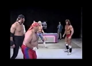 Undertaker Kerry Von Erich DEBUT Confrontation MAY 14 1989 CWA Memphis