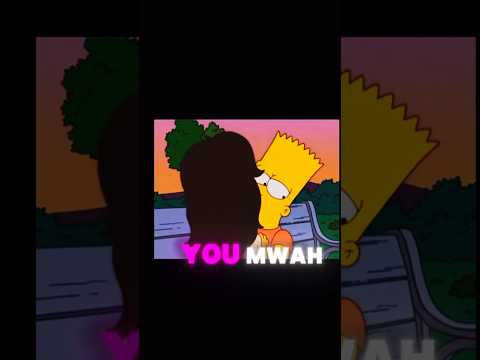 Bart First Kiss Sad Kiss Thesimpsons Bart Cartoon Love Love Animation Chill