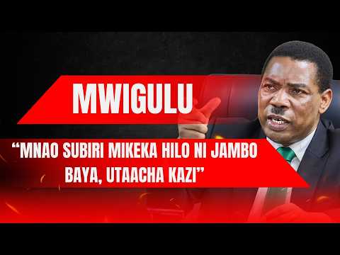 VIONGOZI MNAO SUBIRI MIKEKA HILO NI JAMBO BAYA UKISUBIRI ITAKUKUMBA KWELI KWASABABU UTAACHA KAZI