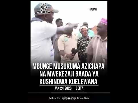 MBUNGE MUSUKUMA APIGANA HADHARANI NA MWEKEZAJI BAADA YA KUSHINDWA KUELEWANA