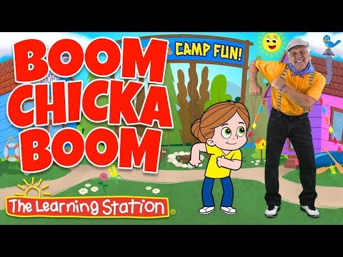 Boom Chicka Boom Action Songs Kids Brain Breaks Camp Songs Kids Songs The Learning Station