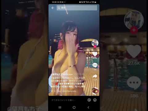 えちえち糞動画 TikTok ナイトプール