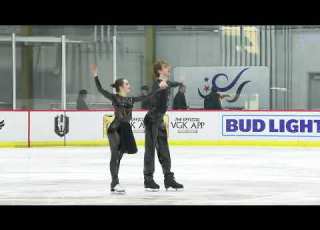 Isabella Flores Linus Colmor Jepsen Senior Rhythm Dance 2026 Pacific Coast Sectional Ice Dance