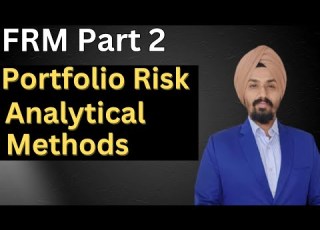  FRM Part 2 Portfolio Risk Analytical Methods Part 1 2 Risk Investment Book Vardeez