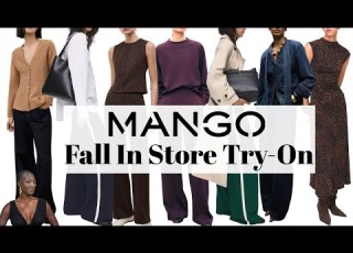 Mango In Store Try On For Fall Fashion