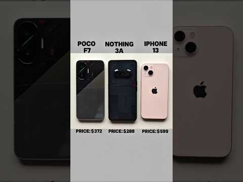 NOTHING Phone 3A Vs IPhone 13 Vs POCO F7 SPEED TEST BATTLE Who Wins