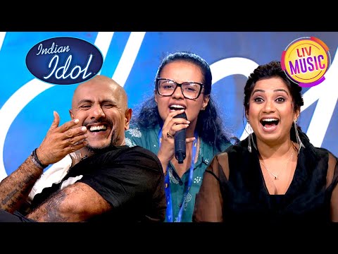 Crazy Kiya Re पर Manasi क Crazy Audition म Uncontrollably ह स Judges Indian Idol 15 Top 10