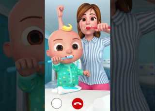  Let S Brush Our Teeth Facetime With Baby JJ From CoComelon Cocomelon Shorts Funny