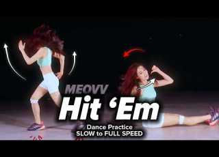 MEOVV HIT EM Dance Tutorial Slow To Full Speed Mirrored