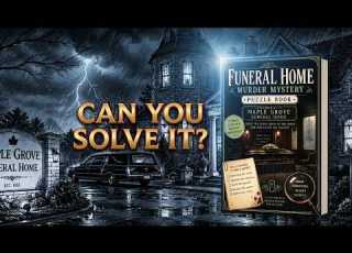  Book Trailer For The Funeral Home Murder Mystery Puzzle Book