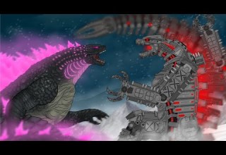 EVOLVED GODZILLA VS MECHAGODZILLA Animation