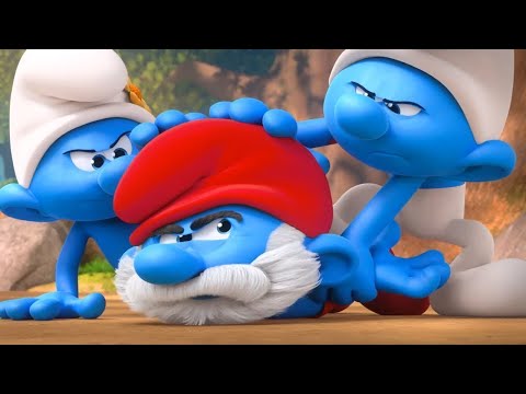 The Smurfs شرشبيل يبدل الجثث مع بابا سنفور السنافر رسوم متحركة للأطفال