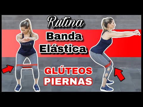 EJERCICIOS CON BANDA ELÁSTICA PARA GLÚTEOS Y PIERNAS De 12 Minutos NatyGlossGym