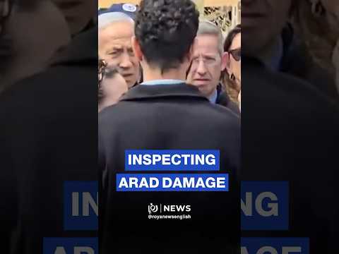 Netanyahu Smotrich And Other Officials Visit The Site Of The Iranian Missile Strike In Arad