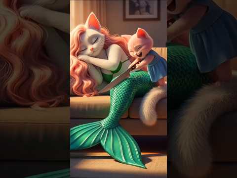 Bulun شوف بسبوسه عملت ايه في عروسة البحر Shorts Cat Ai Viral