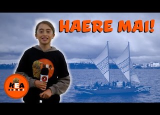 Hawaiian Waka Welcomed By The Tamariki Of Ngāti Whātua Ōrākei