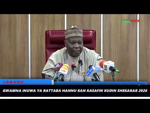 Gwamnan Jihar Gombe Ya Rattaba Hannu Kan Kasafin Kudin Shekarar 2026