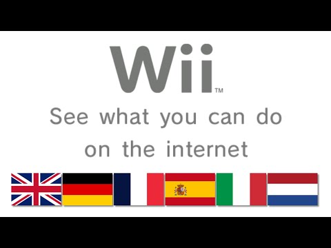 Wii The Internet All Languages Subtitles PAL Version